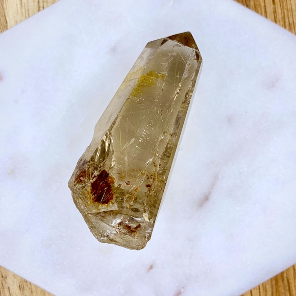 Rutilated Quartz Crystal Gemstone - Picture 1 of 7